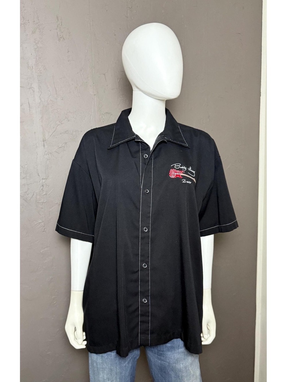 2000's Buddy Guy Bowling Shirt Unisex Sizing XL by Steady Last Call